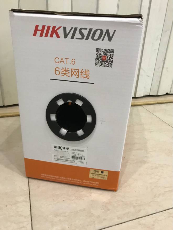 海康威视六类监控网线 DS-1LN6-UE 2021官方推荐标准跳线使用保养指南 千兆传输必备之选